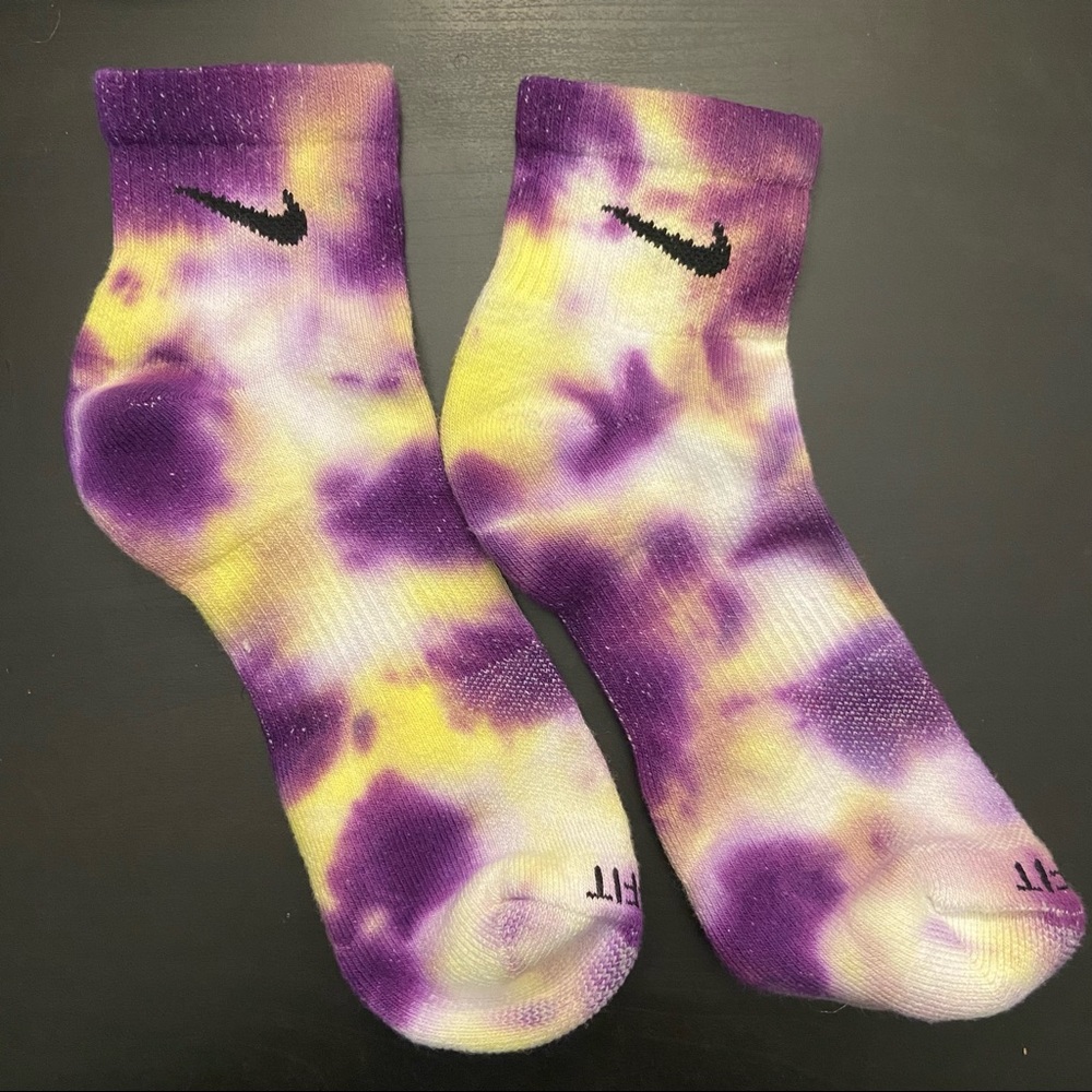 Nike Tie-Dye Socks - Lakers